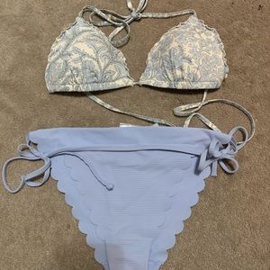 h&m bikini set size 4 top 6 bottom